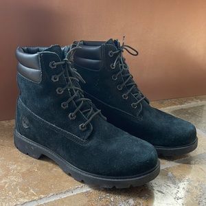 TIMBERLAND black suede, size 8 /12, eur 39 1/2